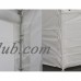King Canopy White Side Wall Kit with Flaps-10 x 20 ft.   
